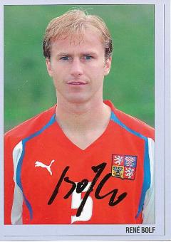 Rene Bolf  Tschechien  Fußball Autogrammkarte original signiert 