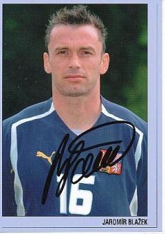 Jaromir Blazek   Tschechien  Fußball Autogrammkarte original signiert 