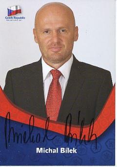 Michal Bilek   Tschechien  Fußball Autogrammkarte original signiert 