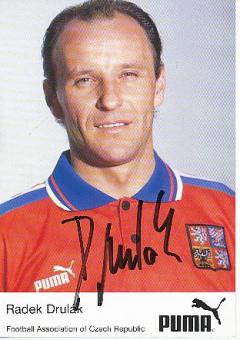 Radek Drulak  Tschechien  Fußball Autogrammkarte original signiert 