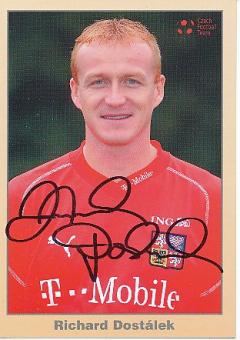 Richard Dostalek  Tschechien  Fußball Autogrammkarte original signiert 