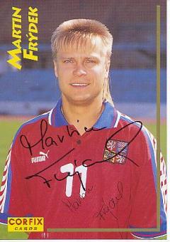 Martin Frydek  Tschechien  Fußball Autogrammkarte original signiert 