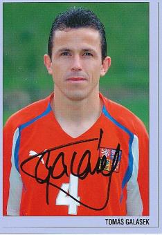 Tomas Galasek  Tschechien  Fußball Autogrammkarte original signiert 