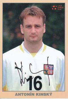 Antonin Kinsky  Tschechien  Fußball Autogrammkarte original signiert 