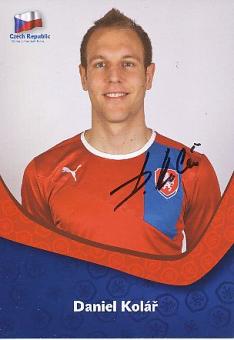 Daniel Kolar  Tschechien  Fußball Autogrammkarte original signiert 