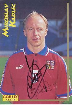 Miroslav Kadlec  Tschechien  Fußball Autogrammkarte original signiert 