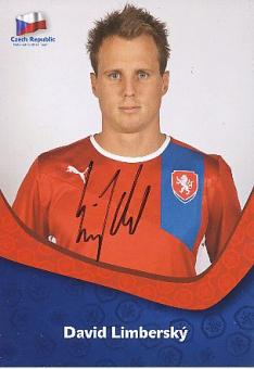 David Limbersky  Tschechien  Fußball Autogrammkarte original signiert 