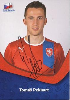 Tomas Pekhart  Tschechien  Fußball Autogrammkarte original signiert 