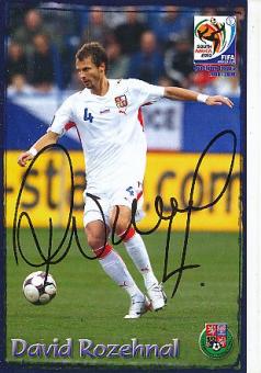 David Rozehnal  Tschechien  Fußball Autogrammkarte original signiert 