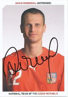 David Rozehnal  Tschechien  Fußball Autogrammkarte original signiert 