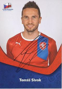Tomas Sivok  Tschechien  Fußball Autogrammkarte original signiert 