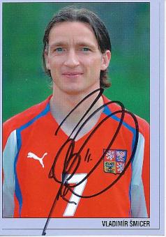 Vladimir Smicer   Tschechien  Fußball Autogrammkarte original signiert 