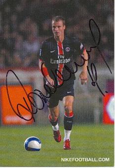 David Rozehnal   PSG Paris Saint Germain  Fußball Autogrammkarte original signiert 