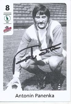Antonin Panenka  FC Bohemians Prag & Tschechien Europameister EM 1976  Fußball Autogrammkarte  original signiert 