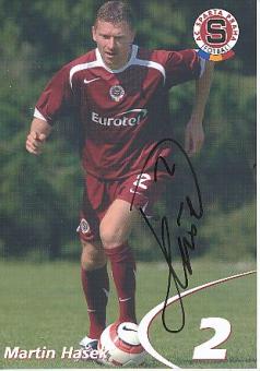 Martin Hasek  Sparta Prag   Fußball Autogrammkarte original signiert 