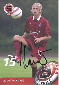 Radoslav Kovac  Sparta Prag   Fußball Autogrammkarte original signiert 