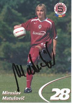 Miroslav Matusovic  Sparta Prag   Fußball Autogrammkarte original signiert 