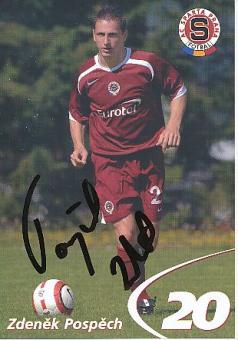 Zdenek Pospech  Sparta Prag   Fußball Autogrammkarte original signiert 