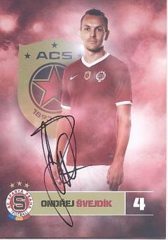 Ondrej Svejdik  Sparta Prag   Fußball Autogrammkarte original signiert 