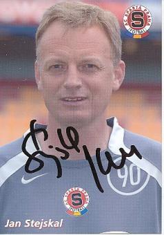 Jan Stejskal  Sparta Prag   Fußball Autogrammkarte original signiert 