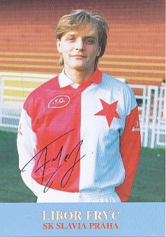 Libor Fryc   Slavia Prag   Fußball Autogrammkarte original signiert 