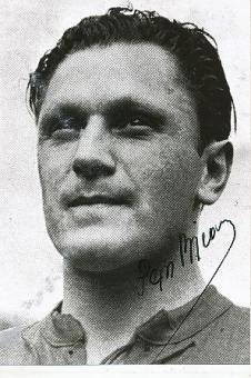 Josef „Pepi“ Bican † 2001 CSSR & Österreich WM 1934  Fußball Autogramm Foto  original signiert 