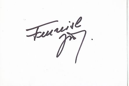 Jiri Feureisl † 2021  CSSR WM 1958  Fußball Autogramm Karte  original signiert 