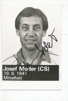Jozef Móder  Tschechien Europameister  EM 1976 Fußball Autogramm Foto  original signiert 