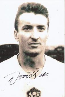 Milan Dvorak † 2022  CSSR WM 1958  Fußball Autogramm Foto  original signiert 