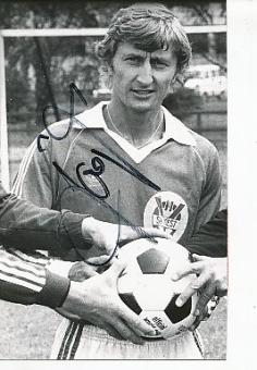 Koloman Gögh † 1995 SK VÖEST Linz  &  Tschechien Europameister  EM 1976 Fußball Autogramm Foto  original signiert 