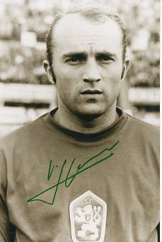 Vaclav Migas † 2000  CSSR WM 1970  Fußball Autogramm Foto  original signiert 