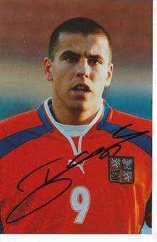 Milan Baros  Tschechien  Fußball Autogramm Foto  original signiert 