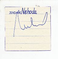 Zdenek Nehoda CSSR Tschechien Europameister EM 1976  Fußball Autogramm Blatt  original signiert 