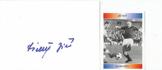 Jiri Tichy † 2016 CSSR WM 1962  Fußball Autogramm Karte  original signiert 