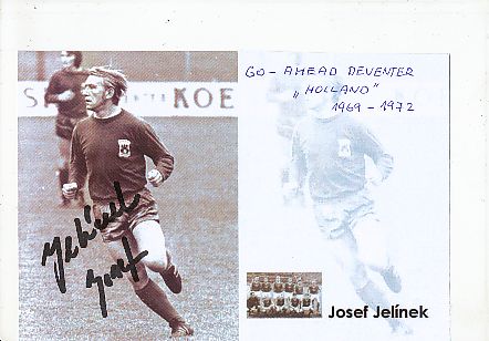 Josef Jelinek CSSR WM 1962   Fußball Autogramm Karte  original signiert 