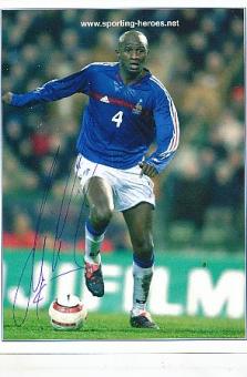 Patrick Vieira  Frankreich Weltmeister WM 1998  Fußball Autogramm Foto original signiert 