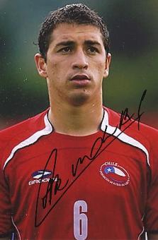 Carlos Carmona  Chile  Fußball  Autogramm Foto  original signiert 