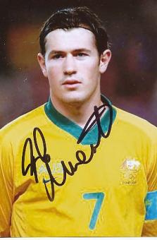 Brett Emerton  Australien  Fußball  Autogramm Foto  original signiert 