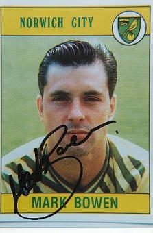 Mark Bowen   Norwich City  Fußball Autogramm Foto original signiert 