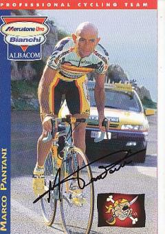 Marco Pantani † 2004  Italien  Tour de France Sieger 1998 Radsport  Autogrammkarte  original signiert 
