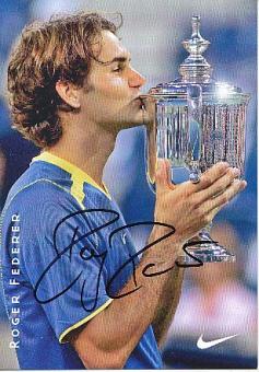 Roger Federer   Schweiz  Tennis Legende  Autogrammkarte  original signiert 