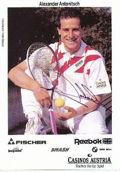 Alexander Antonitsch   Österreich  Tennis  Autogrammkarte  original signiert 