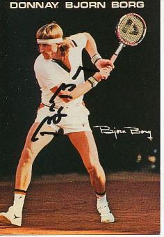 Björn Borg  Schweden  Tennis  Autogrammkarte  original signiert 