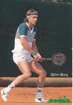 Björn Borg  Schweden  Tennis  Autogrammkarte  original signiert 
