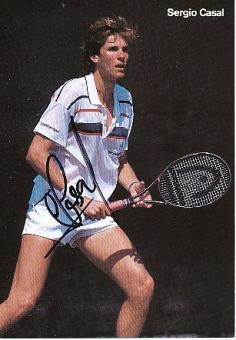 Sergio Casal  Spanien  Tennis  Autogrammkarte  original signiert 