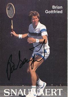 Brian Gottfried   USA  Tennis  Autogrammkarte  original signiert 