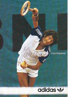 Jose Higureas   Spanien  Tennis  Autogrammkarte  original signiert 