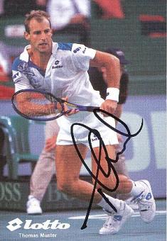 Thomas Muster  Österreich  Tennis  Autogrammkarte  original signiert 