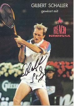 Gilbert Schaller  Österreich  Tennis  Autogrammkarte  original signiert 