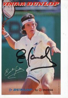 Emilio Sanchez  Spanien  Tennis  Autogrammkarte  original signiert 